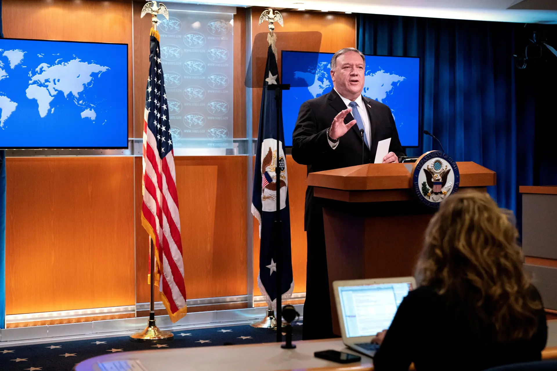 Eleições nos EUA. Pompeo garante "transição pacífica" para segundo mandato de Trump