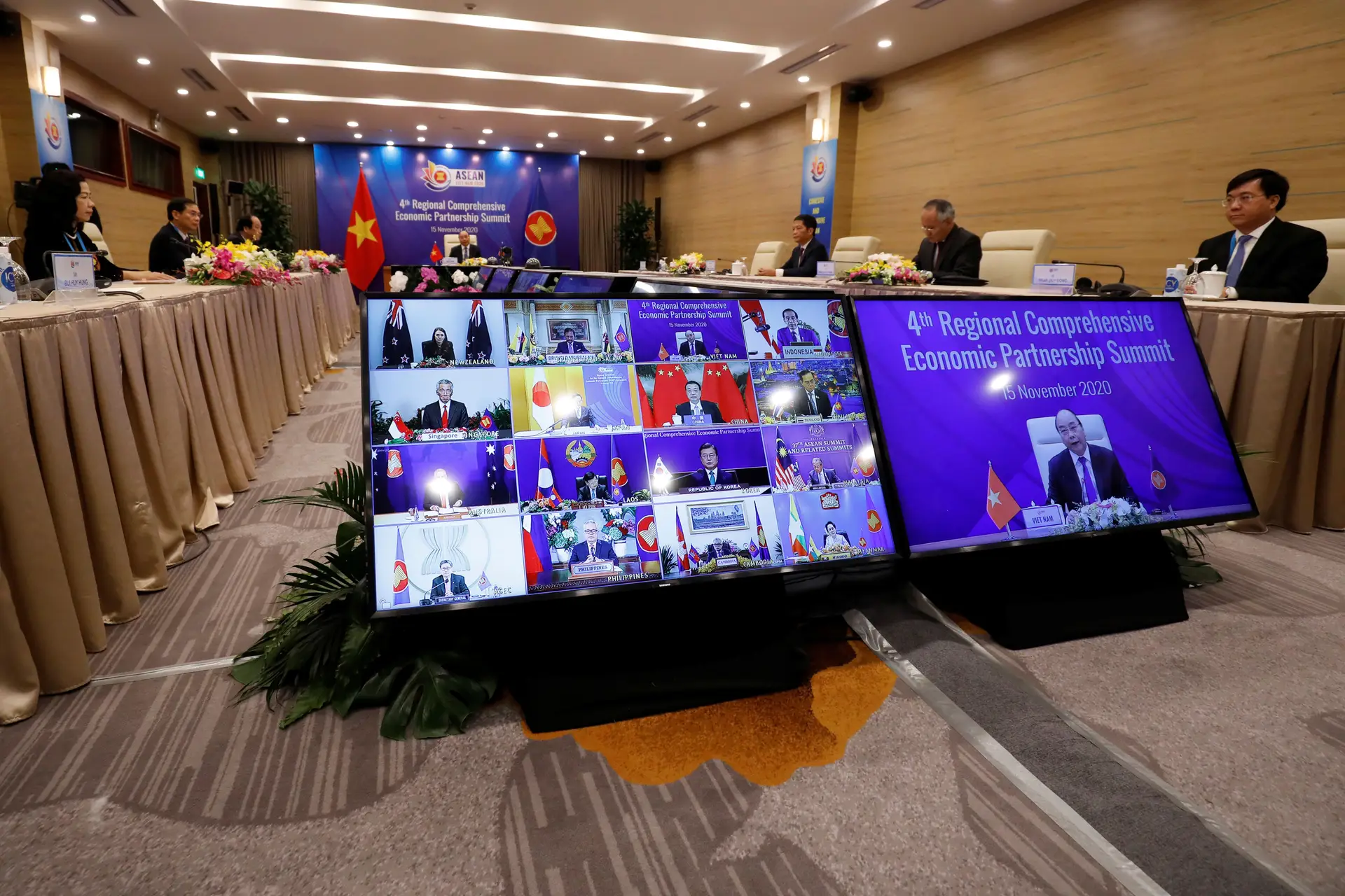 China e nações da Ásia e do Pacífico assinam maior acordo comercial do mundo