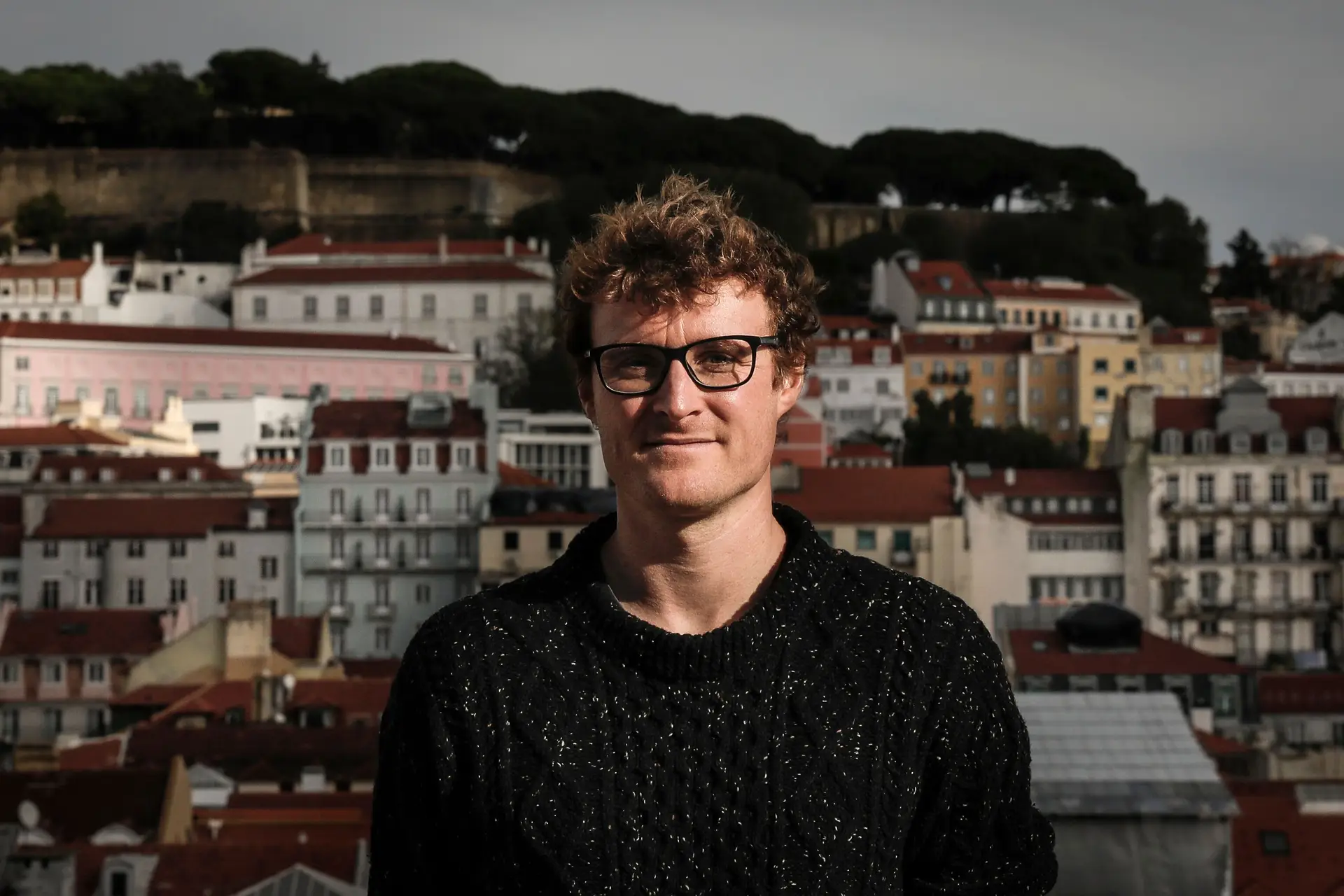 O co-fundador da Web Summit, Paddy Cosgrave, durante uma entrevista à Agência Lusa, em Lisboa, 26 de novembro de 2020.
