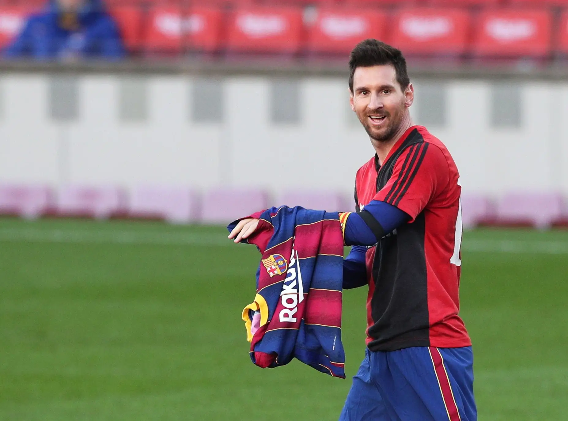 O jogador do FC Barcelona, Lionel Messi