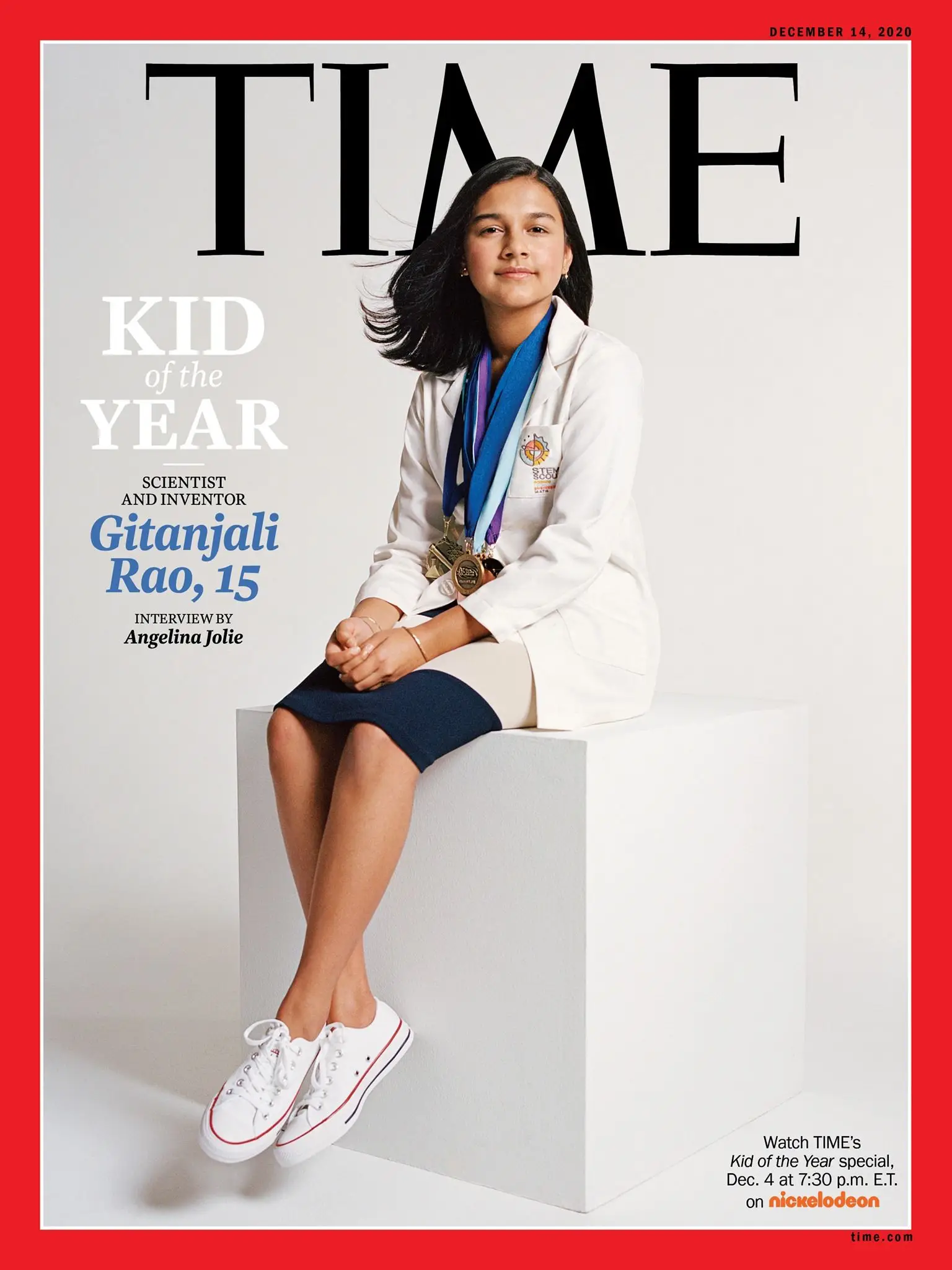 Cientista de 15 anos é primeira "Criança do Ano" da revista Time