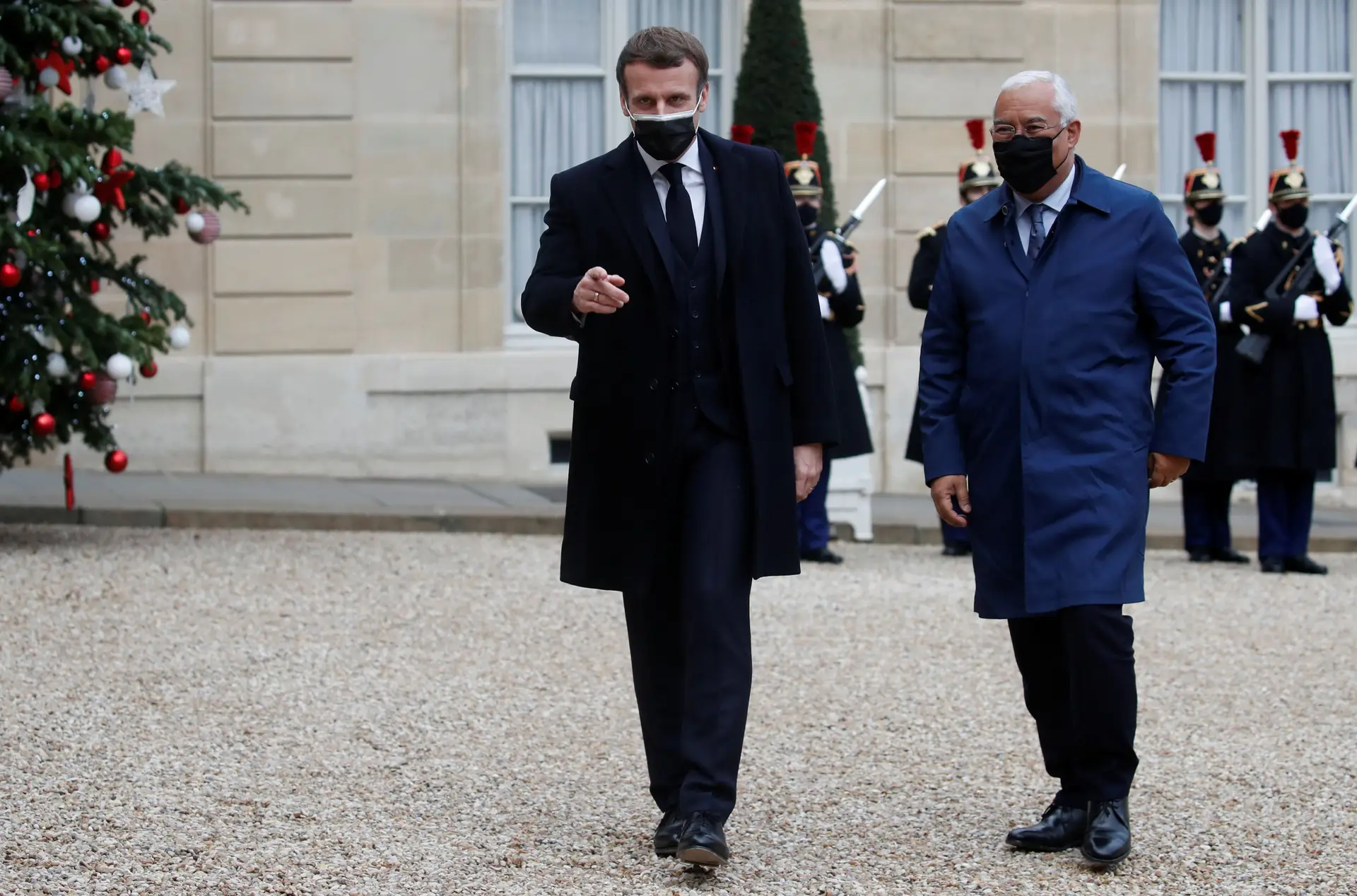 Costa e Macron a 16 de dezembro