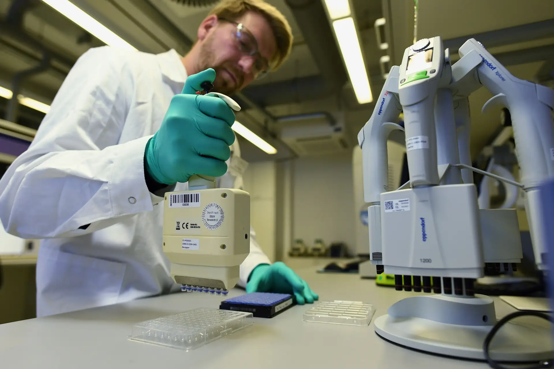 Laboratório CureVac em Tuebingen, Alemanha