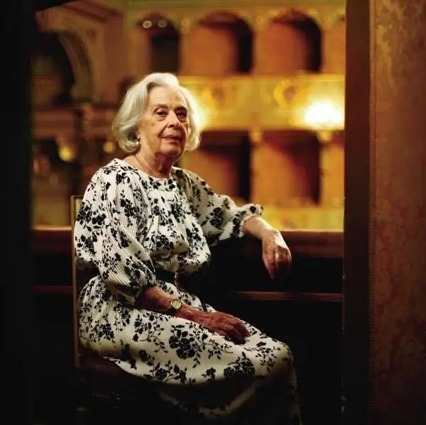 A atriz Cecília Guimarães
