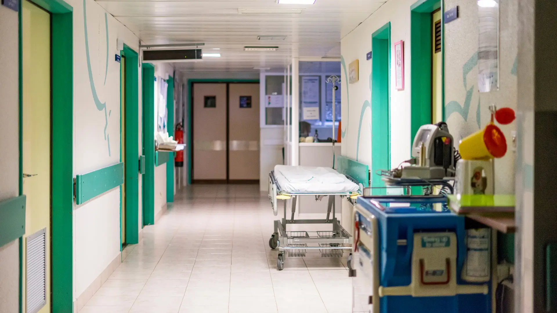 Corredor de um hospital