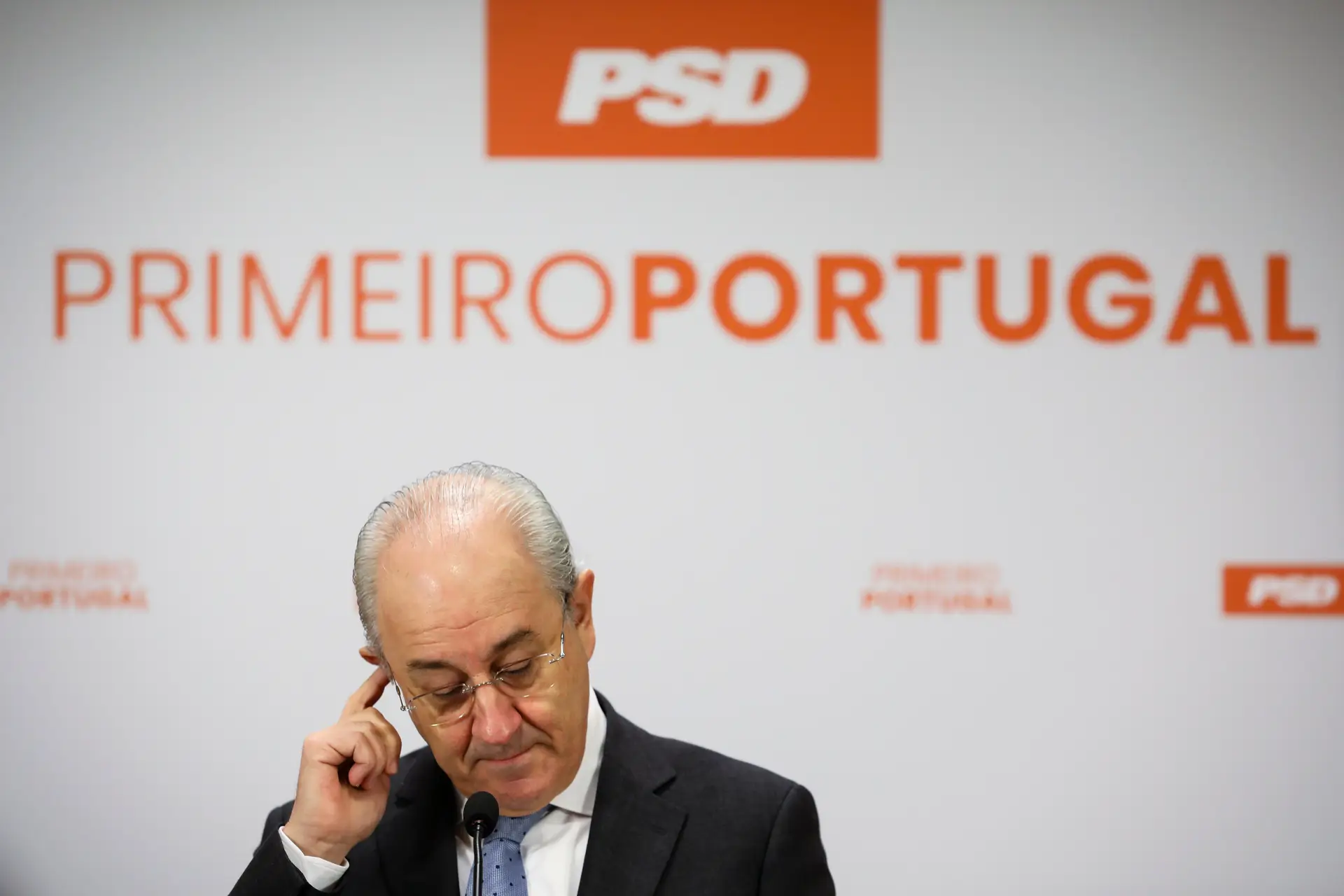 O presidente do PSD, Rui Rio