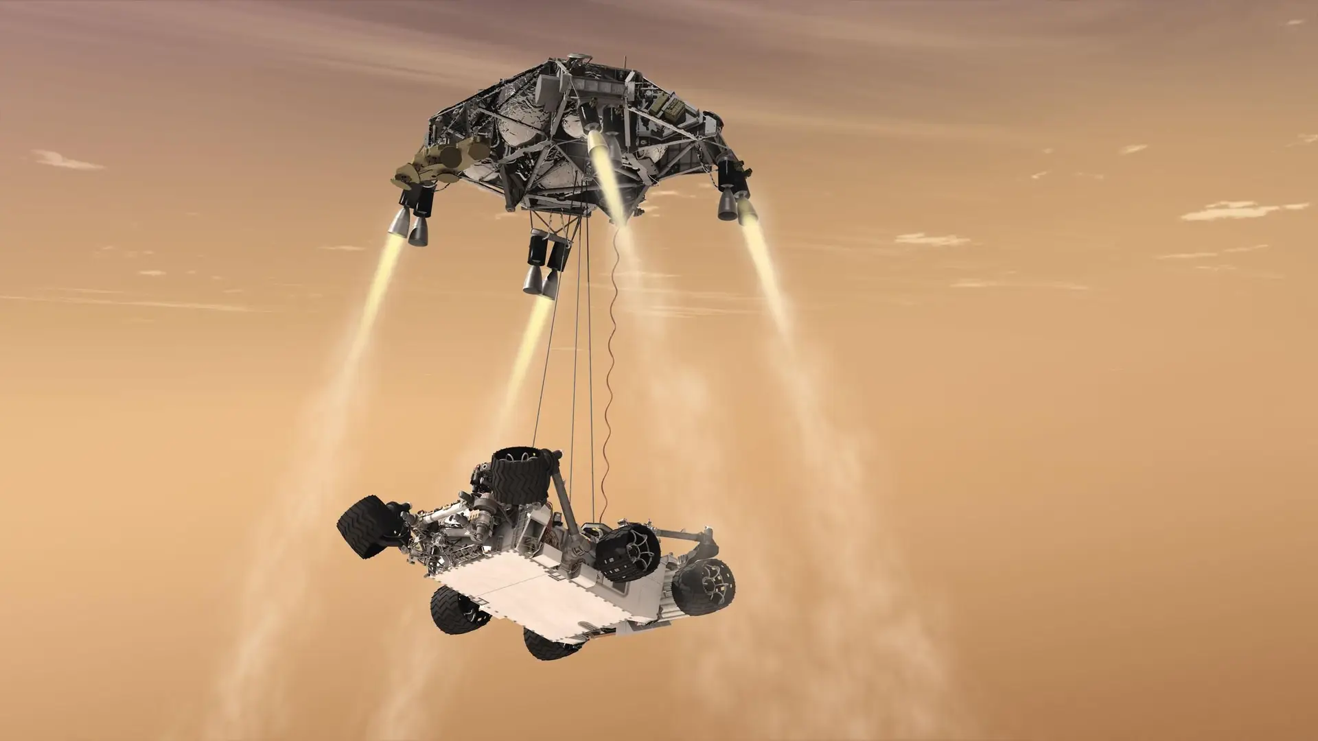 Manobra "skycrane"