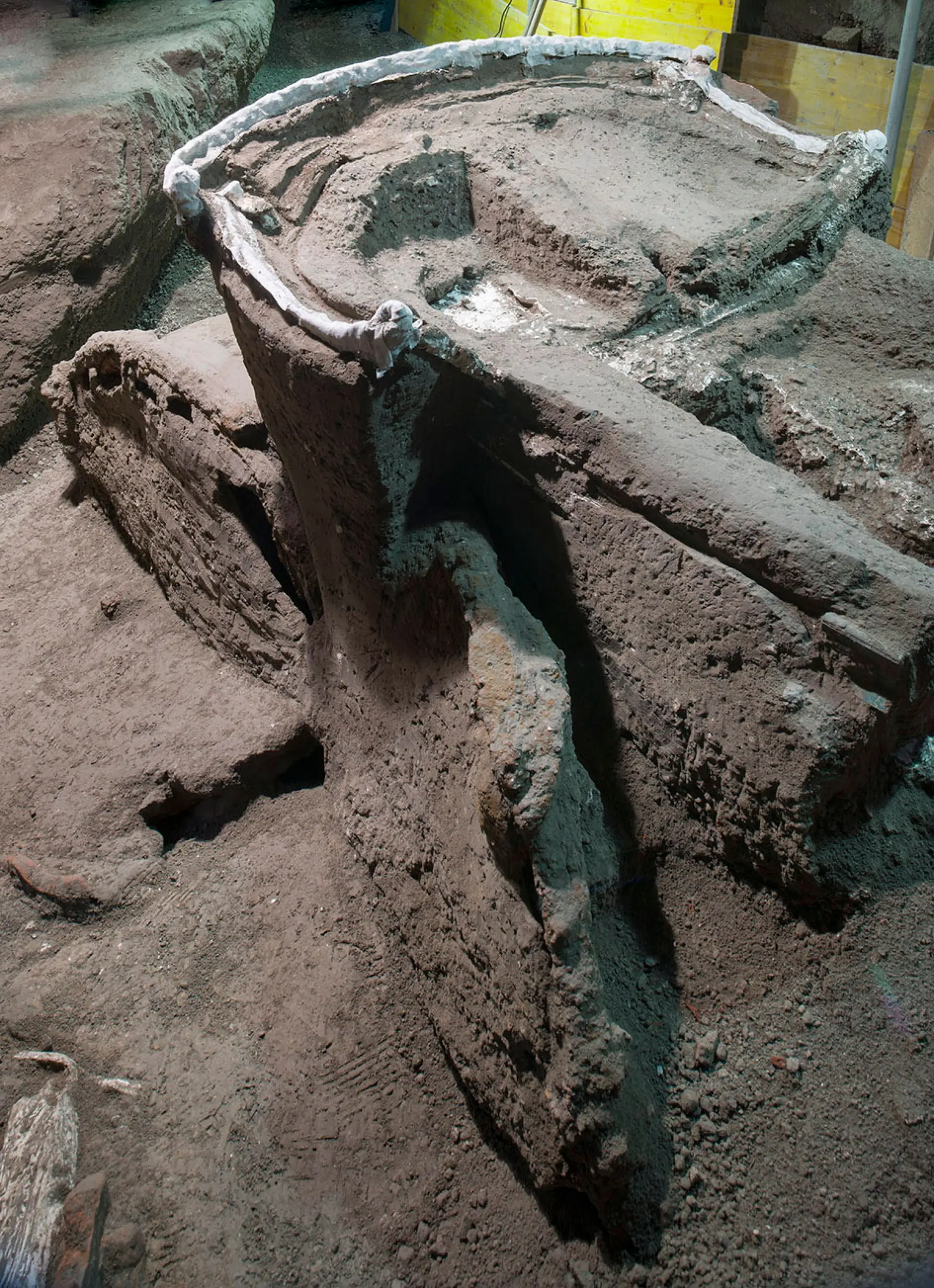 Grande carruagem cerimonial descoberta "quase intacta" em Pompeia