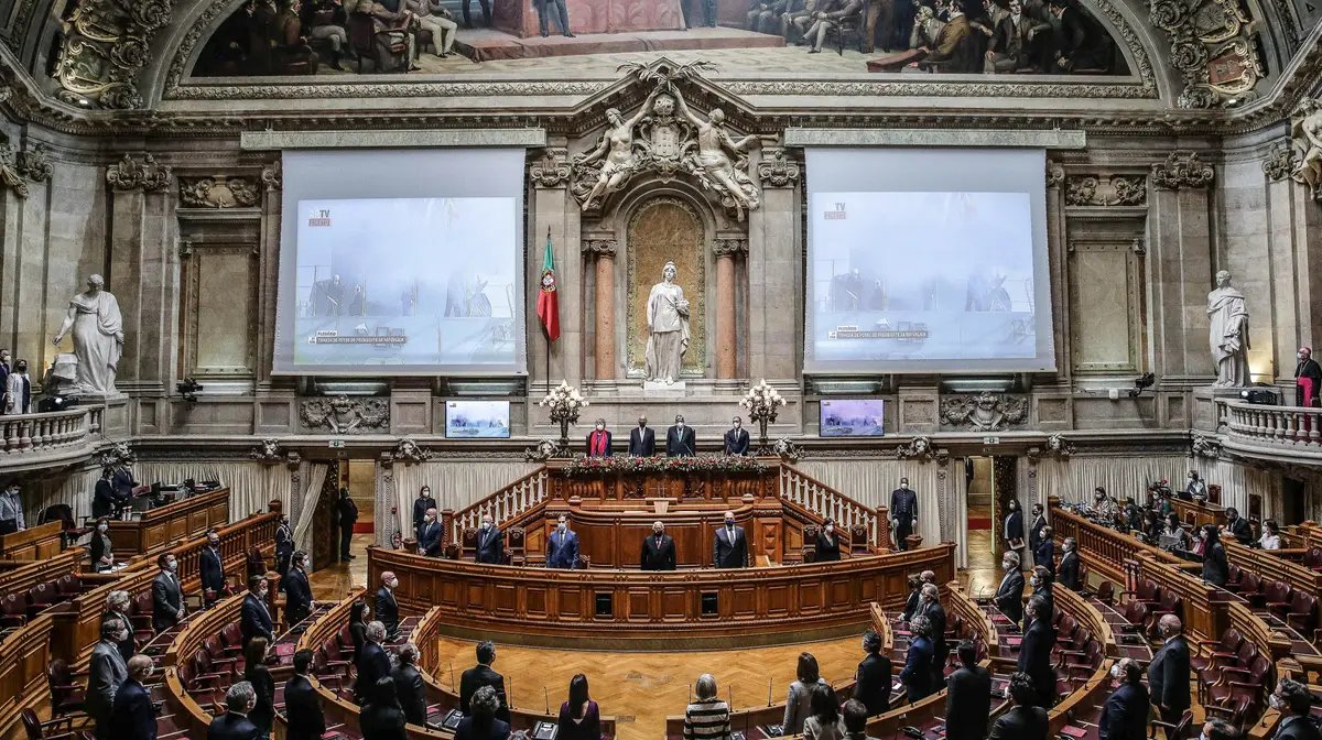 tomada de posse de Marcelo Rebelo de Sousa como Presidente da República no Parlamento a 9 de março de 2021