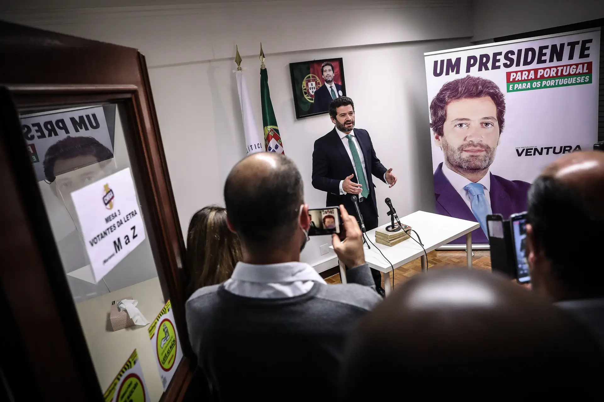 Só 11,5% dos militantes do Chega se mobilizaram para nova reeleição de Ventura