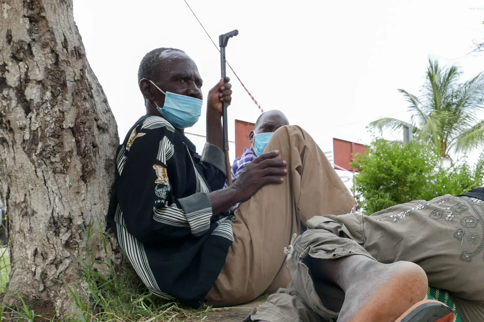 Moçambique. Quase cego, Estevão enfrentou o mato durante sete dias de fome