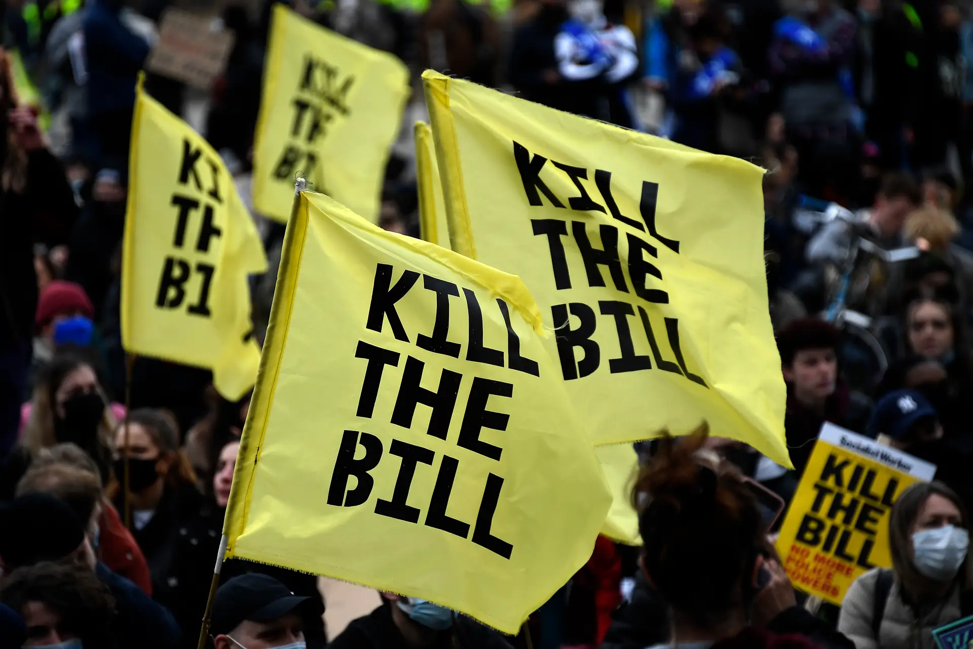 Protesto Kill The Bill em Londres