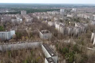 A homenagem às vítimas de Chernobyl