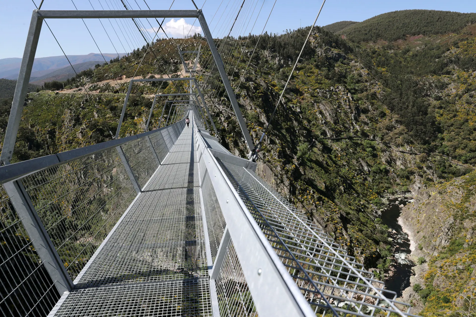 Até os mais nervosos consideram "espetacular" a maior ponte pedonal suspensa do mundo em Arouca