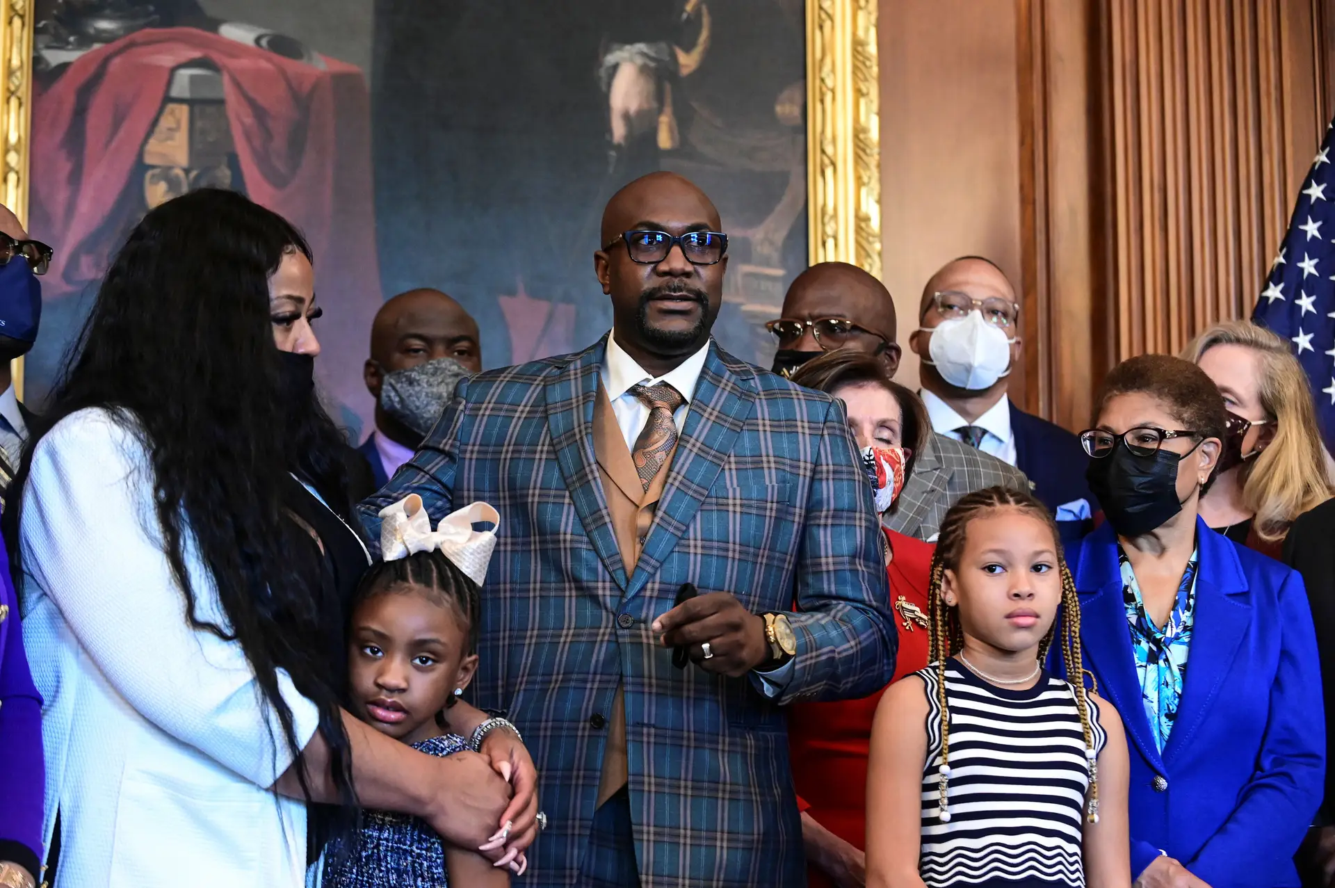 Família de George Floyd recebida na Casa Branca um ano depois da morte do afro-americano