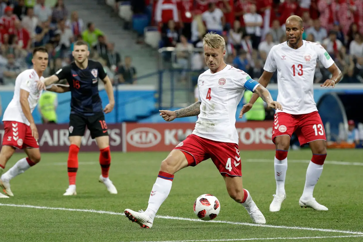 Simon Kjær (Dinamarca) - 105 internacionalizações