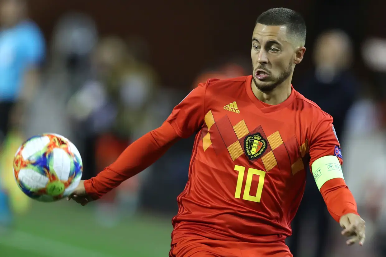 Eden Hazard (Bélgica) - 106 internacionalizações
