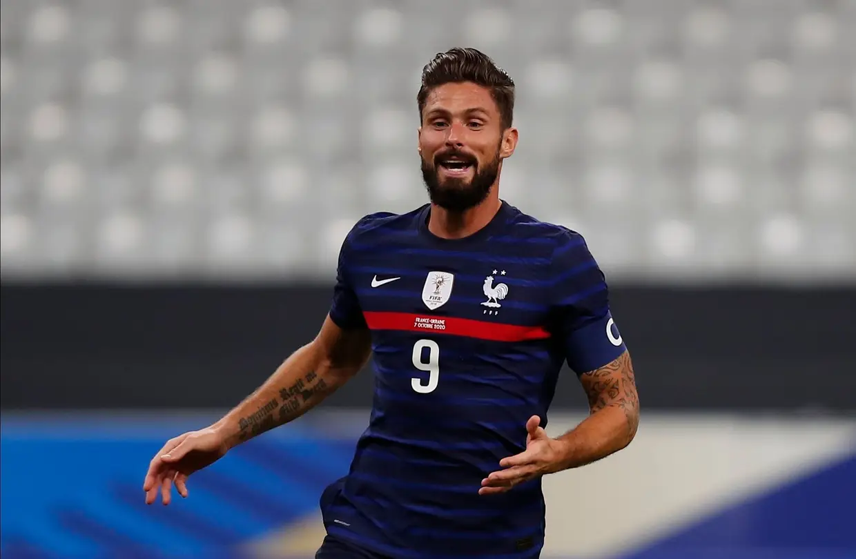 Olivier Giroud (França) - 107 internacionalizações