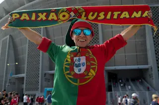 UEFA Euro2020. Adeptos portugueses levaram cânticos de vitória às ruas de Budapeste