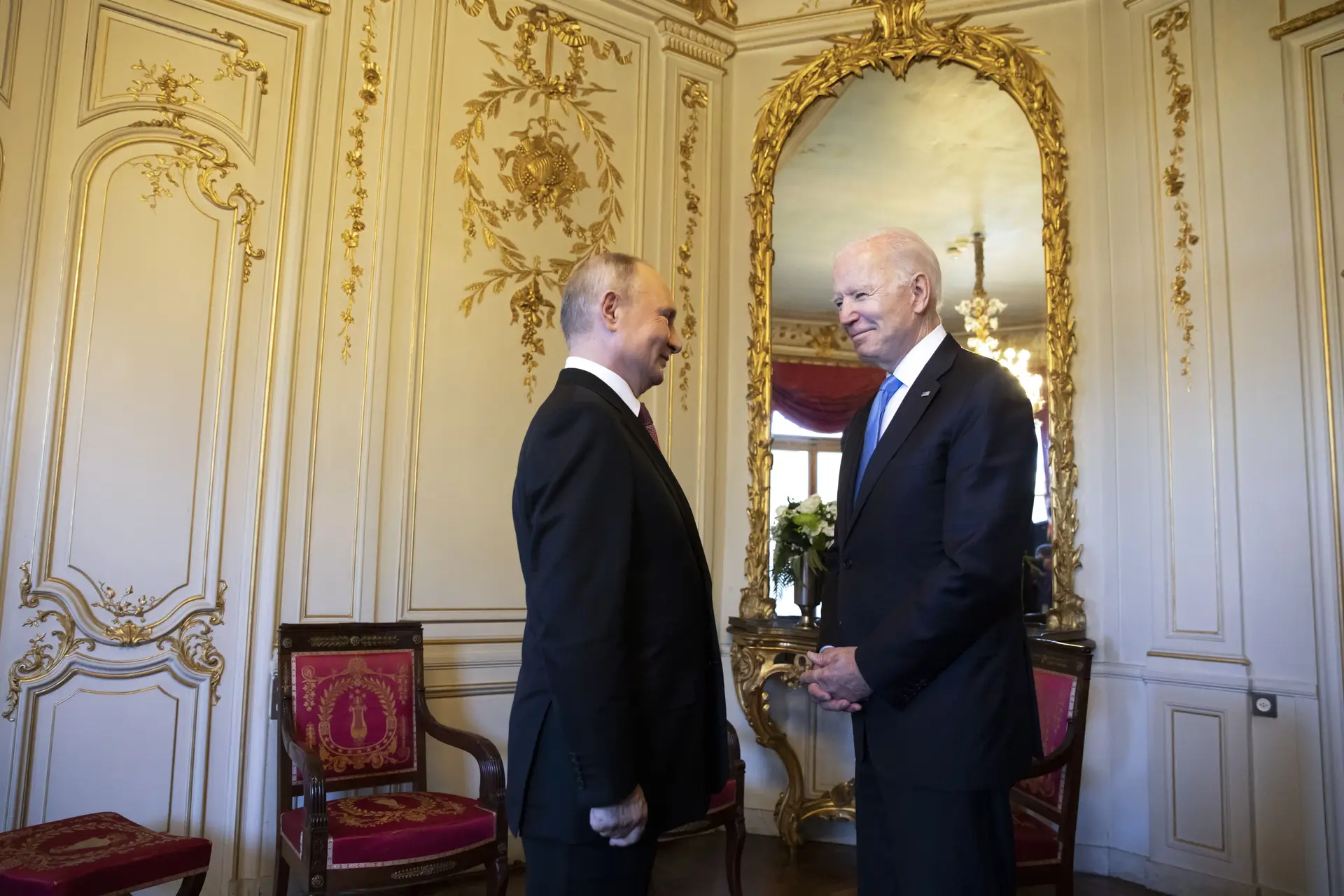 Vladimir Putin e Joe Biden