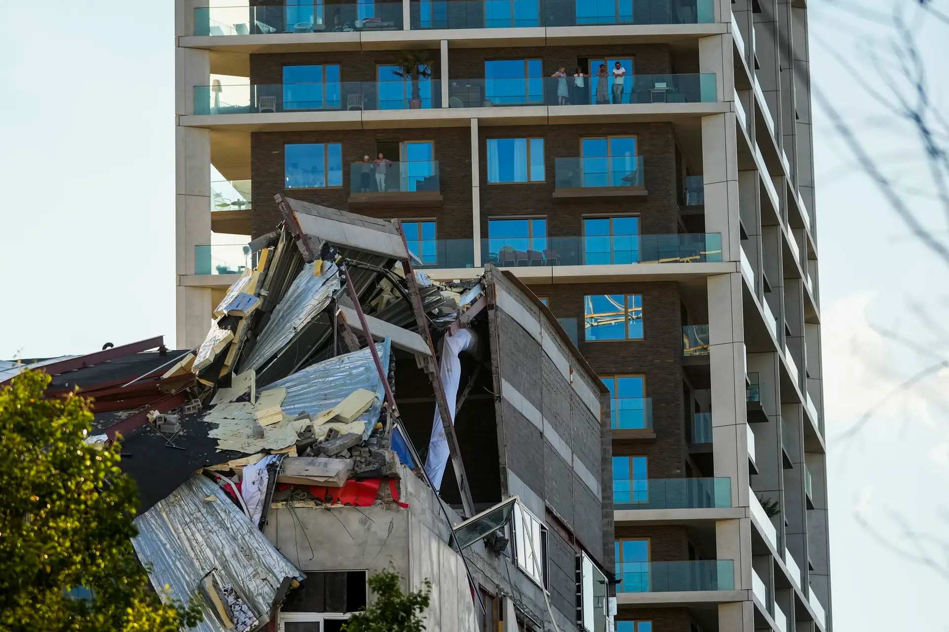 Escola em construção desaba em Antuérpia