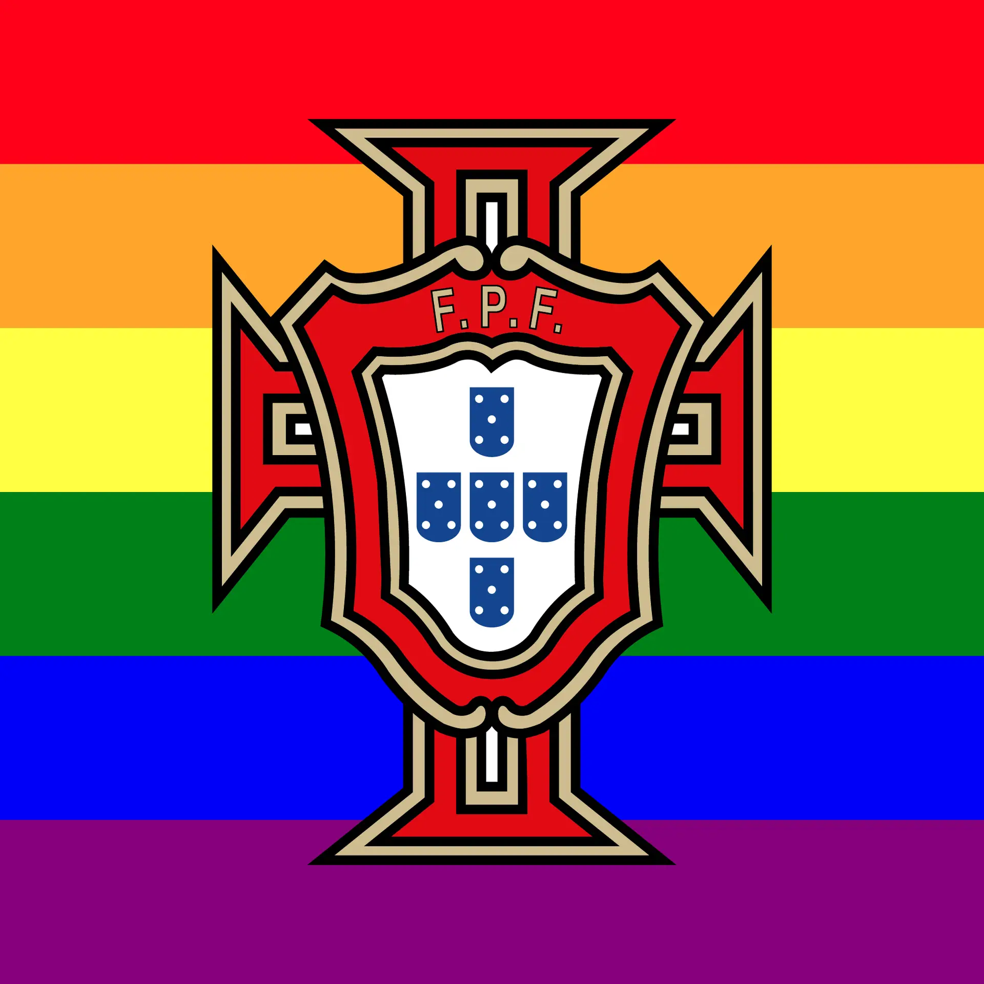 Federação Portuguesa de Futebol utiliza cores associadas à comunidade LGBT