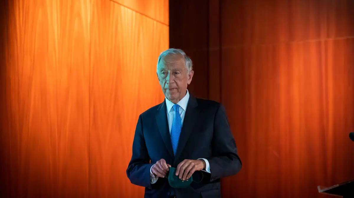 O Presidente da República, Marcelo Rebelo de Sousa, durante a sessão de abertura da Conferência “20 Anos da Lei da Liberdade Religiosa”, promovida pela Comissão da Liberdade Religiosa e pelo Alto Comissariado para as Migrações, na Fundação Calouste Gulbenkian, em Lisboa