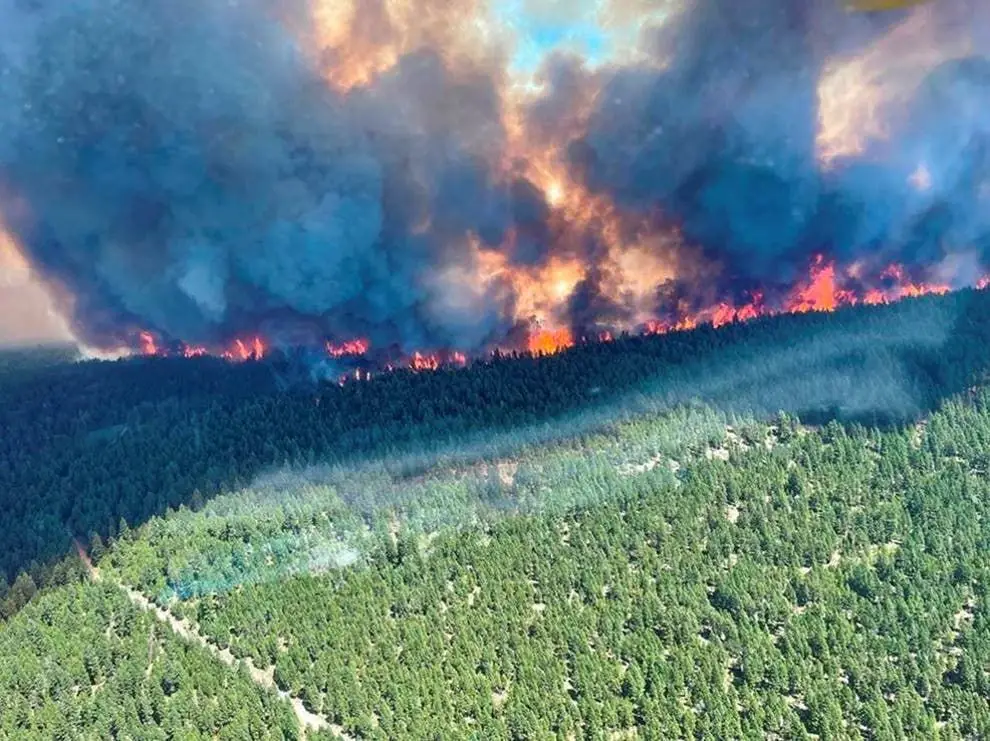 Depois do recorde de temperatura de 49,6ºC, vila canadiana atingida por fogos florestais