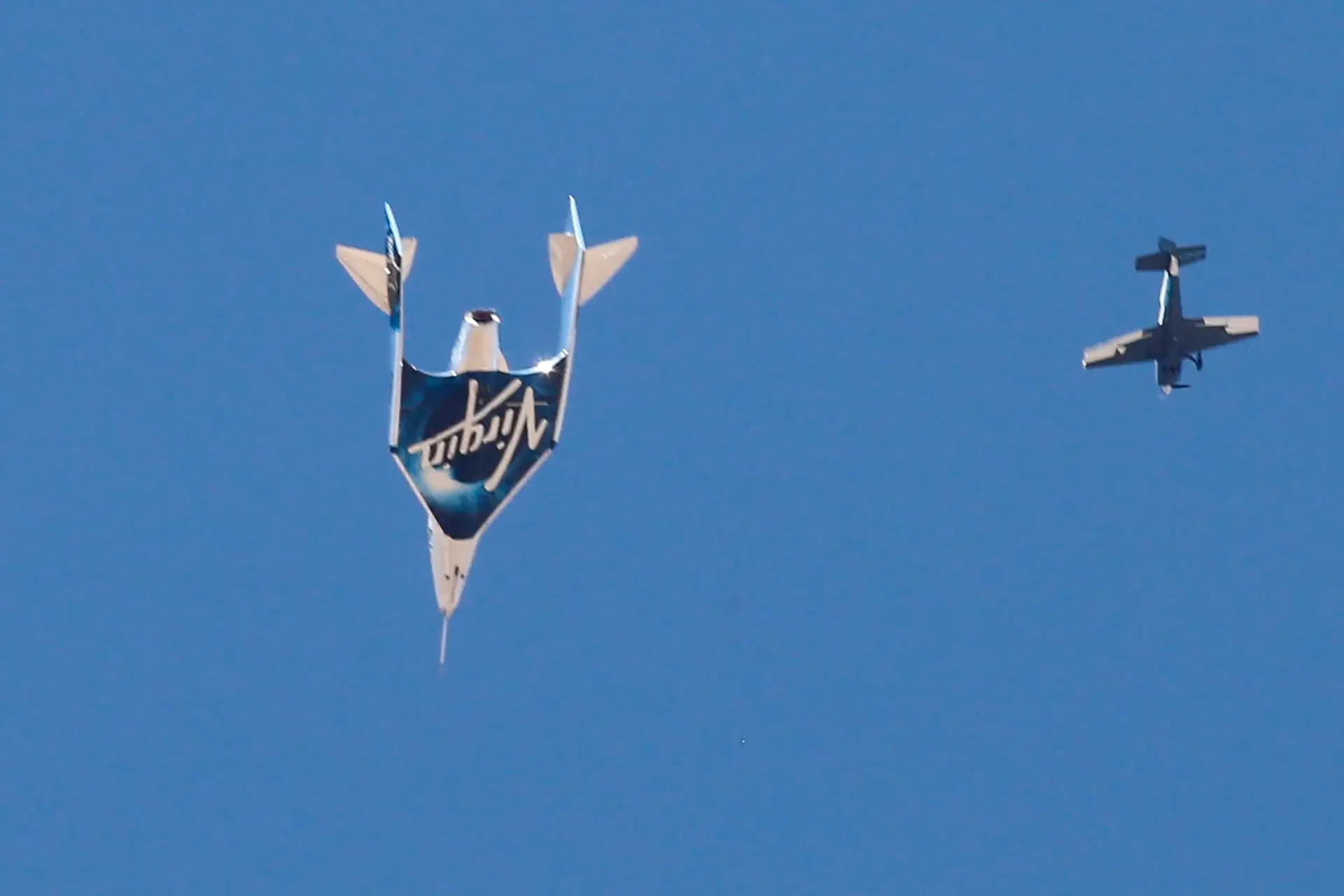 Nave VSS Unity da Virgin Galactic
