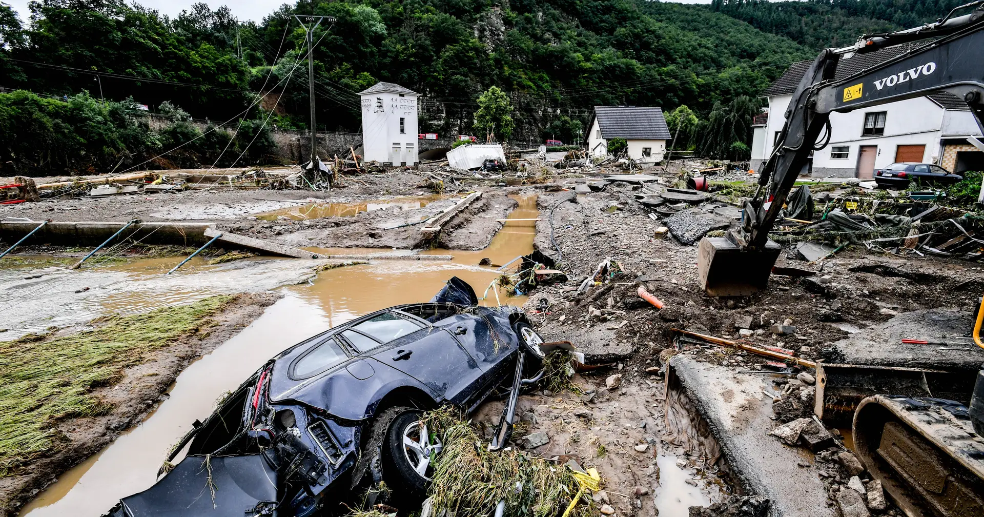 Mehr als 100 Tote bei Überschwemmungen in Deutschland