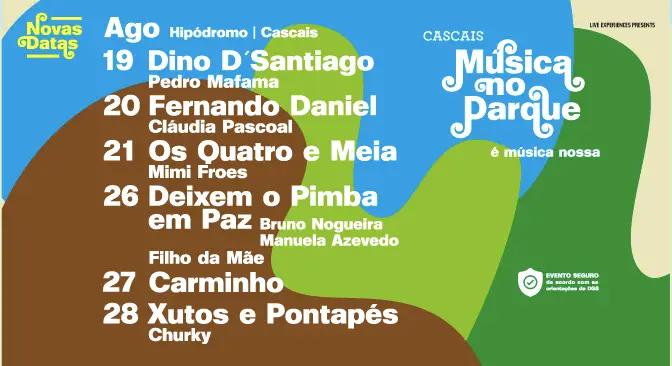 Festival Música no Parque adiado para agosto