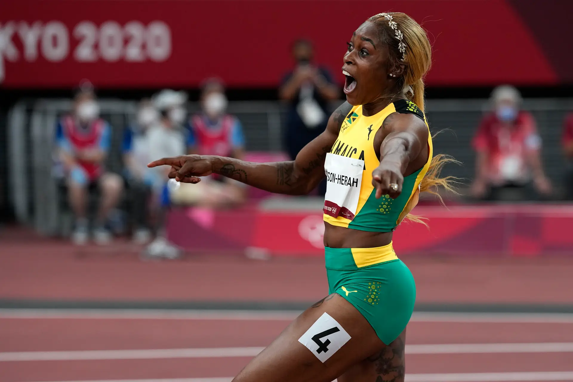 Jamaicana Elaine Thompson-Herah vence 100 metros com novo recorde olímpico