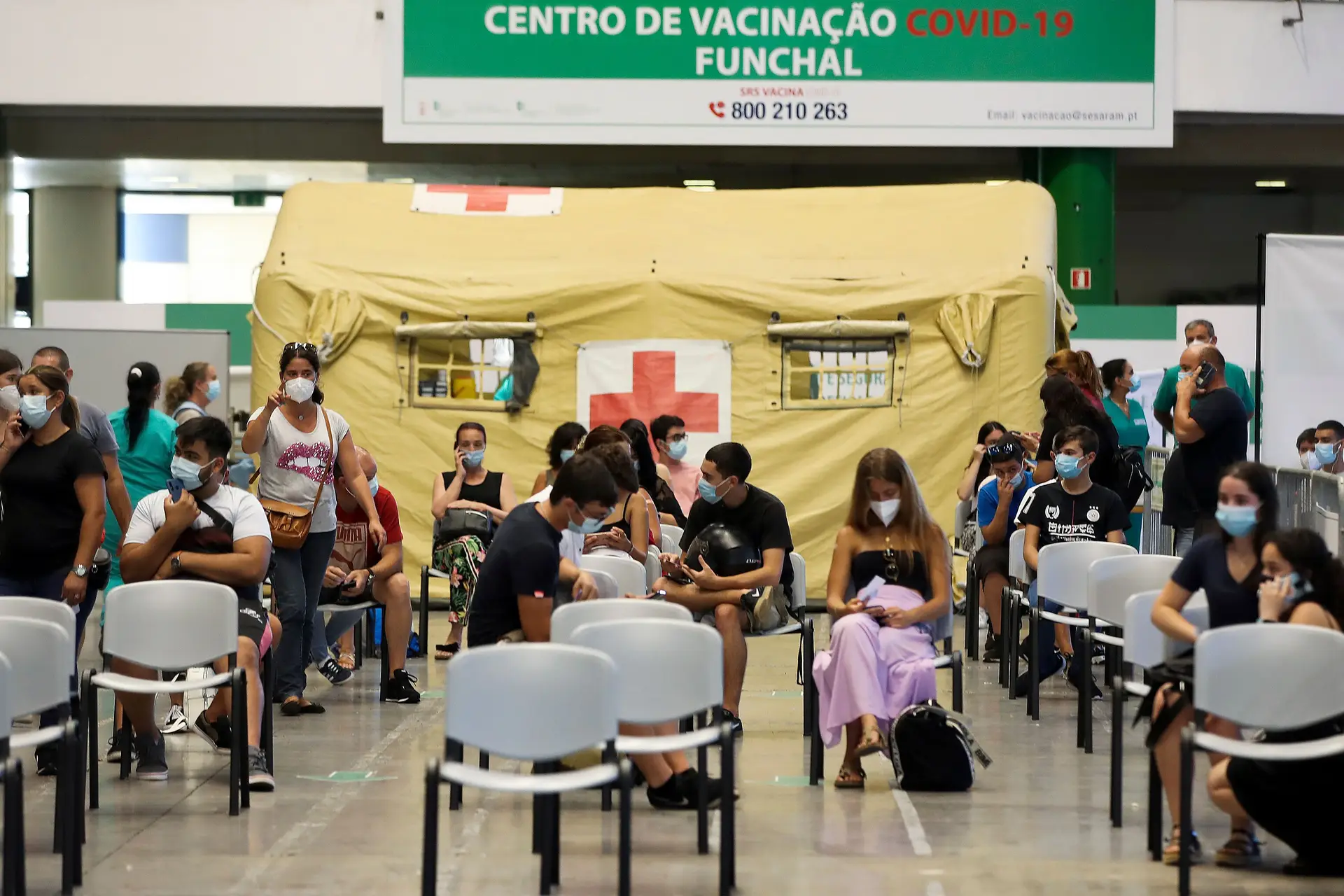 Covid-19: Medidas de contenção aumentam procura pela vacina na Madeira