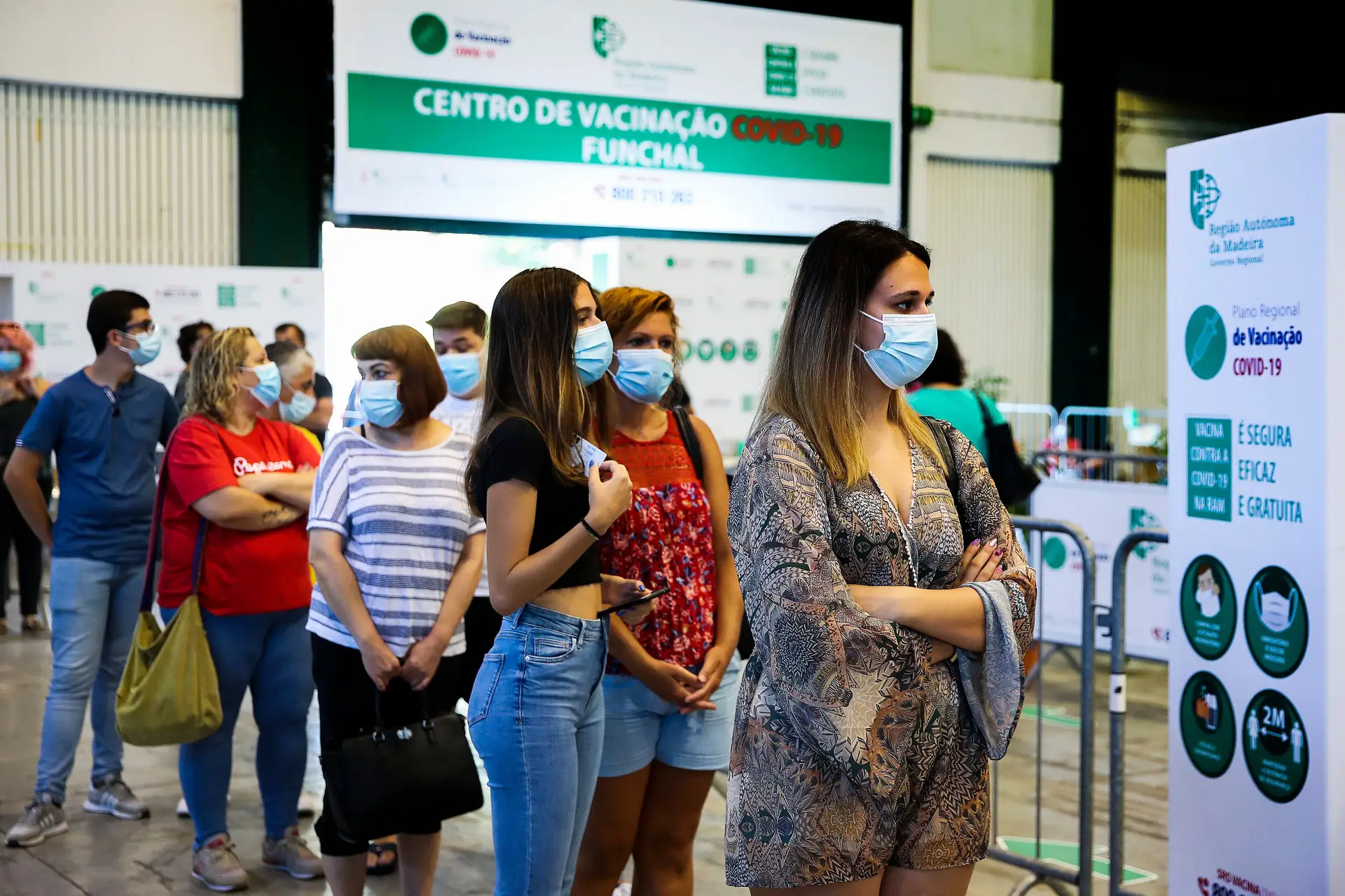 Covid-19. Mais de 1.200 jovens com mais de 12 anos foram vacinados na Madeira