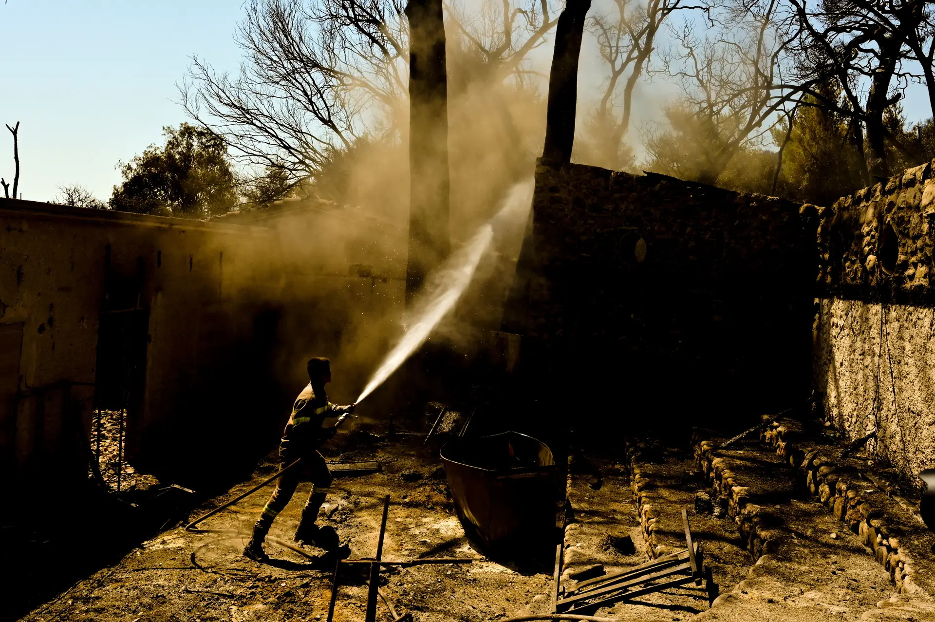 Grécia fustigada por incêndios florestais pelo segundo dia consecutivo
