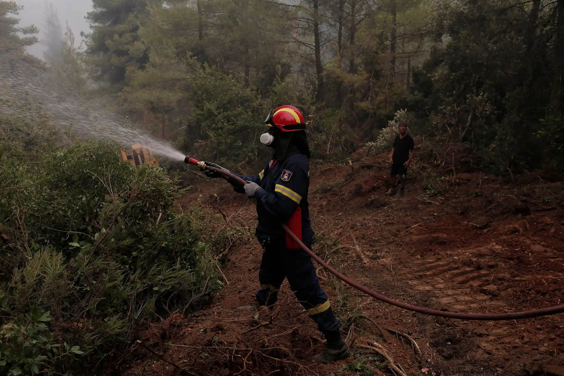 Incêndios na Grécia "estão dominados"