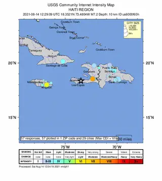 Terremoto de magnitud 7,2 sacude Haití