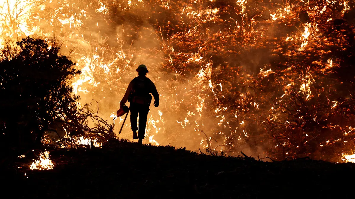 Incêndio na Califórnia, Estados Unidos.