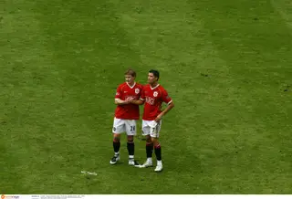Solskjaer e Ronaldo foram colegas de equipa no United