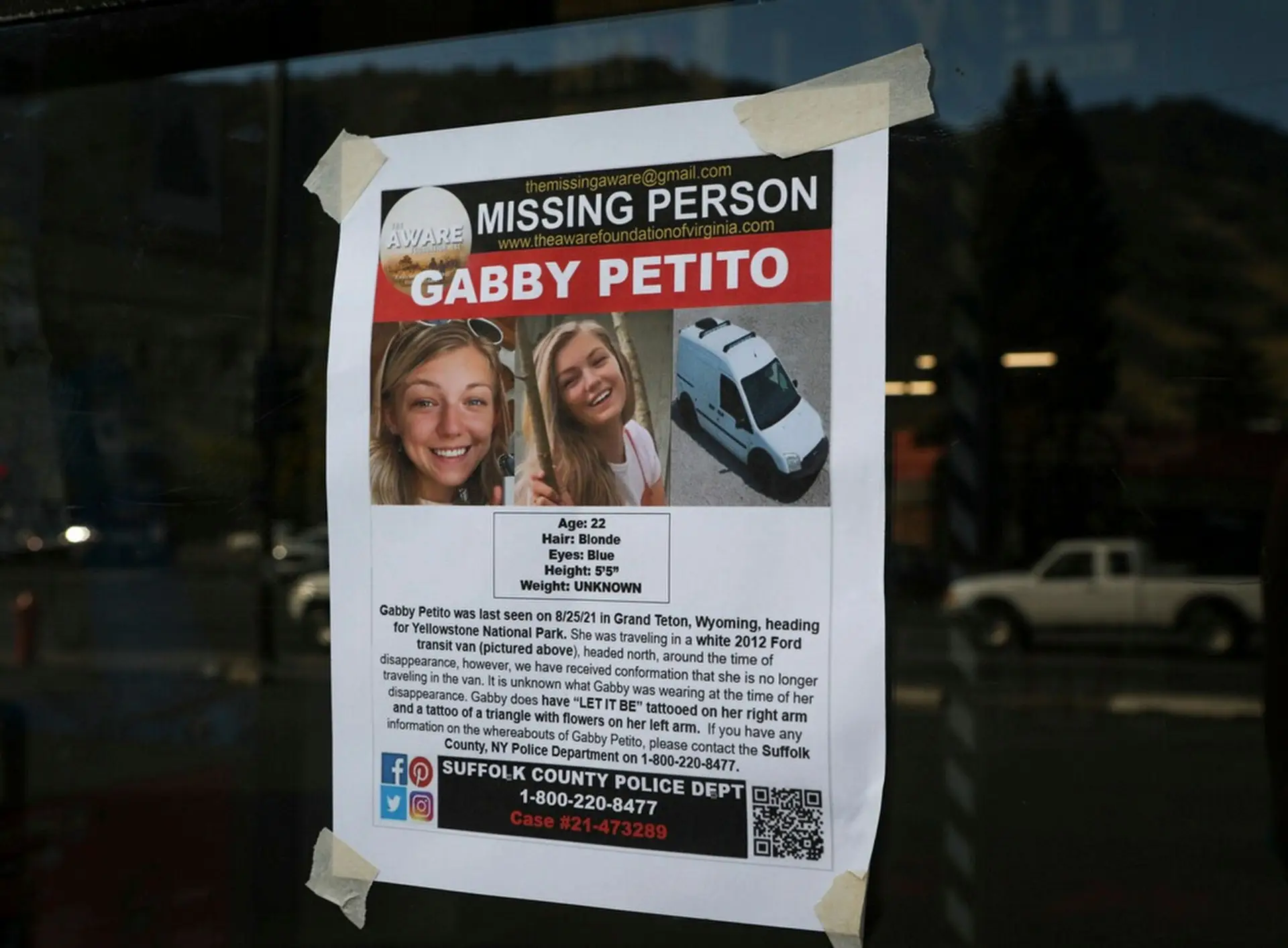 Corpo encontrado nos EUA pertence a Gabby Petito 