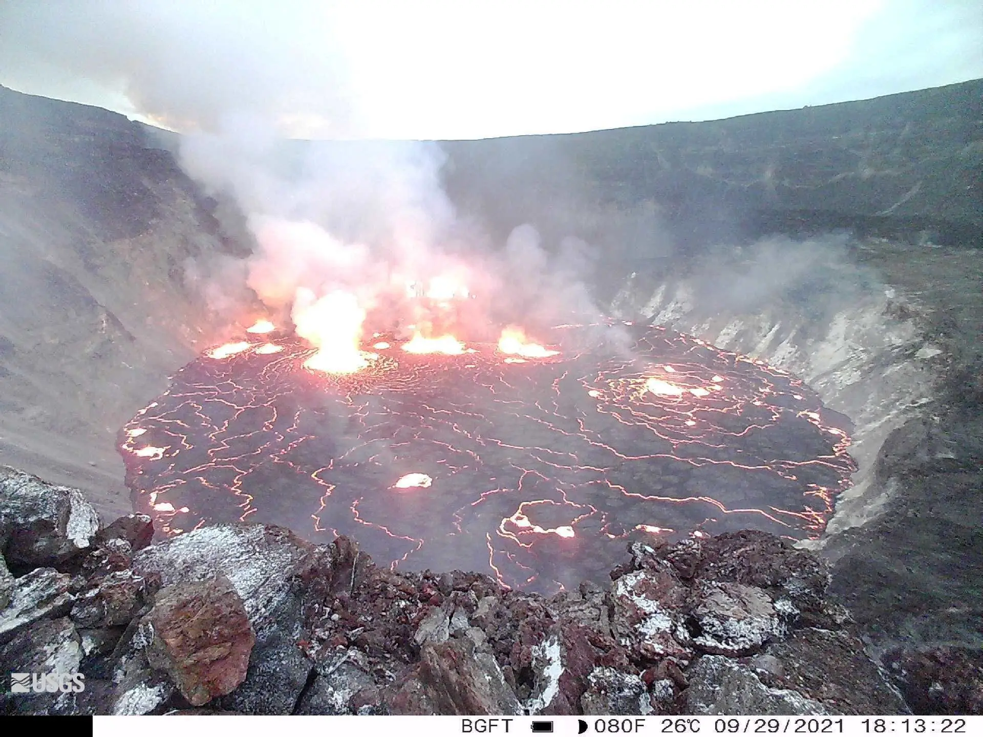 Vulcão Kilauea no Havai entra em erupção