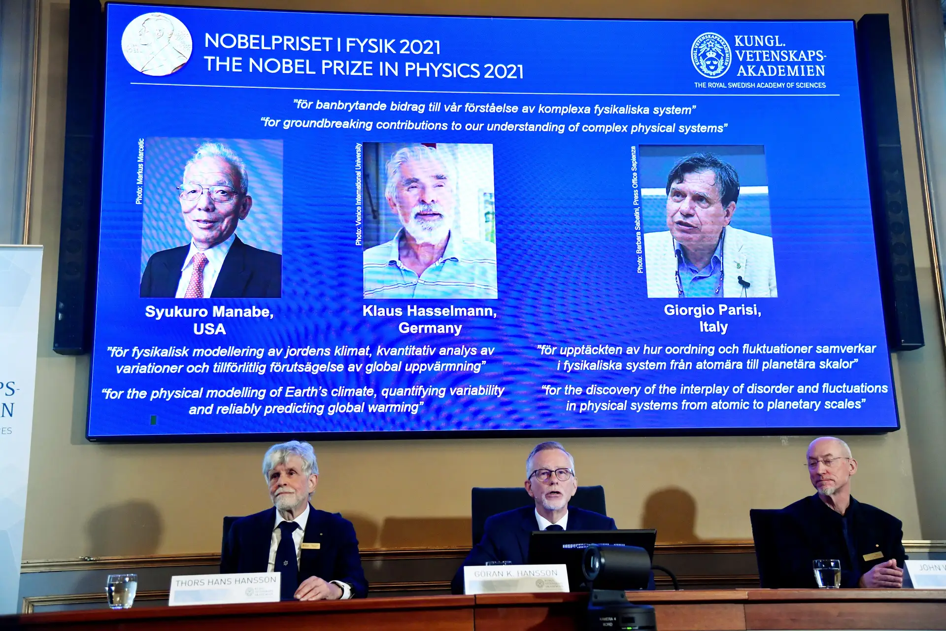 Nobel da Física para trabalhos pioneiros nas previsões do aquecimento global