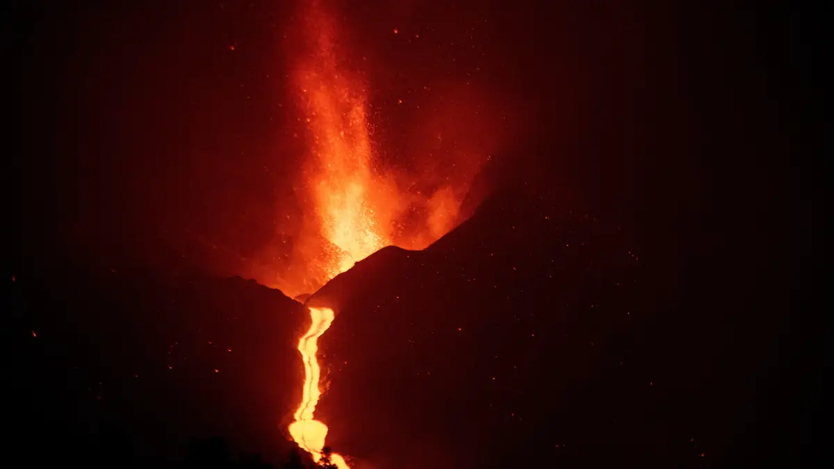 Vulcão Cumbre Vieja, em La Palma