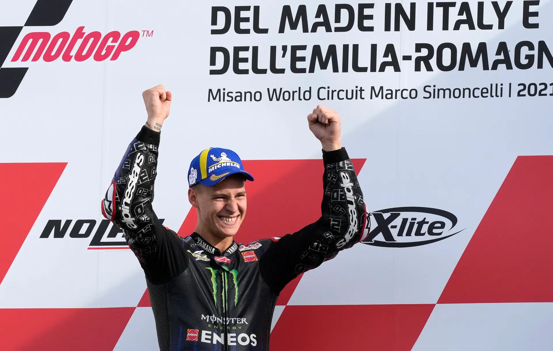 Italiano Enea Bastianini sagra-se campeão mundial de Moto2