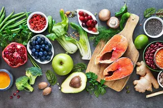 À procura de alimentos saudáveis