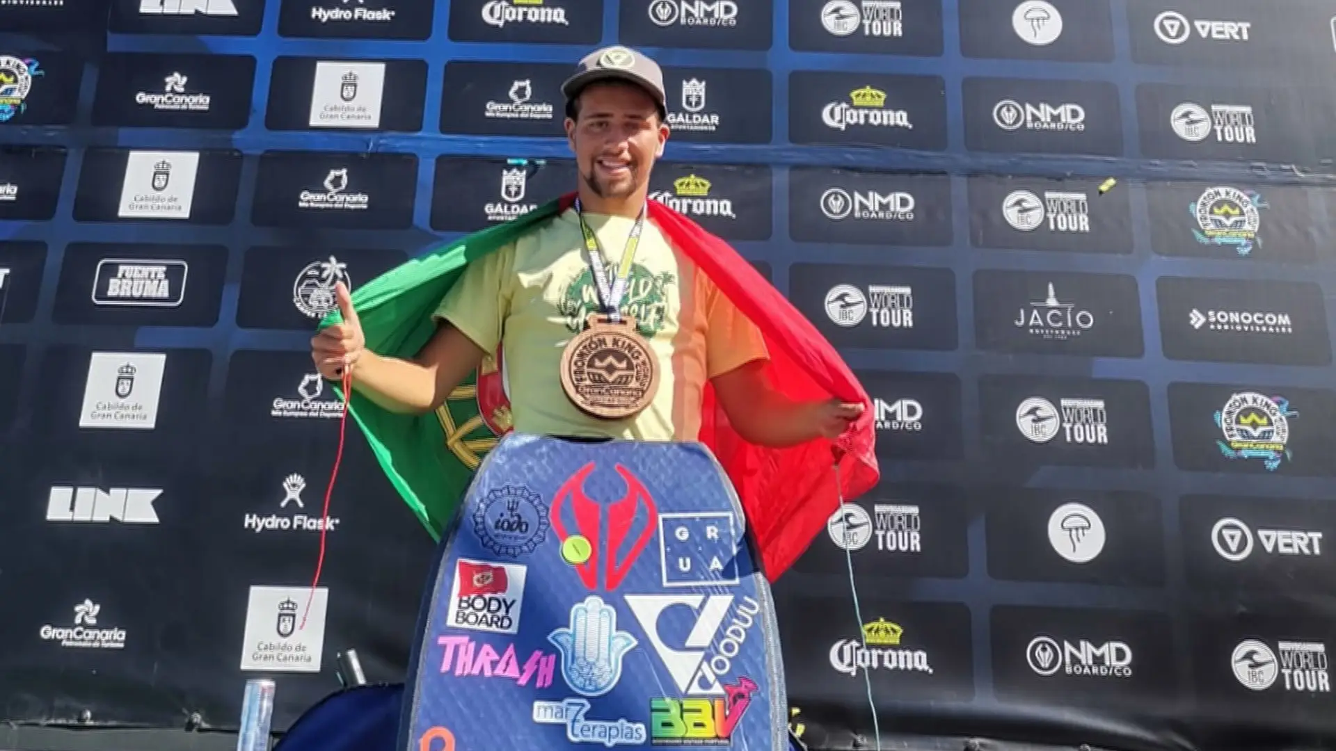 Joel Rodrigues sagra-se vice-campeão mundial de bodyboard