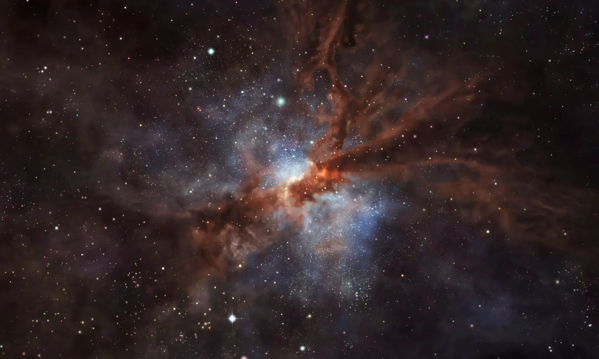 Os astrónomos descobriram flúor (sob a forma de fluoreto de hidrogénio) nas enormes nuvens de gás da galáxia distante NGP-190387, observada quando o Universo tinha apenas 1,4 mil milhões de anos de idade, ou seja, cerca de 10% da sua idade atual.