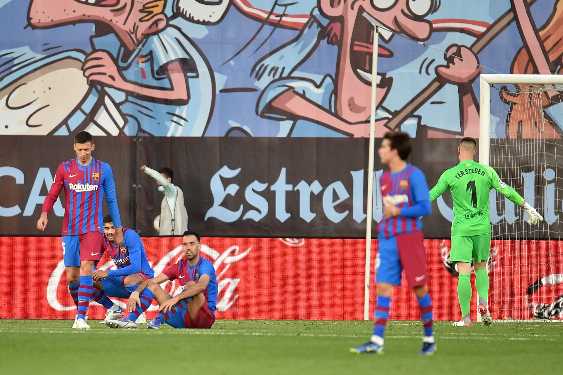 Barcelona deixa escapar vantagem de 3-0 e empata com Celta de Vigo
