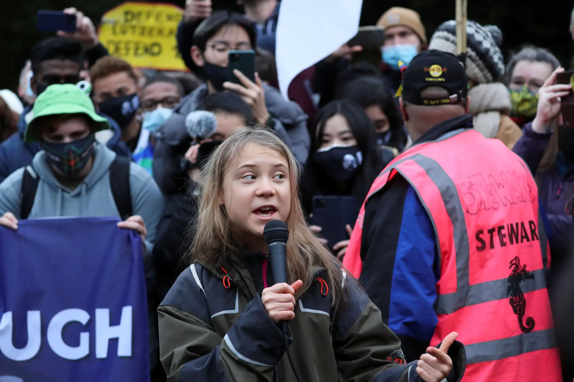 Greta Thunberg foi “barrada” na COP26 e por isso esteve em protesto?