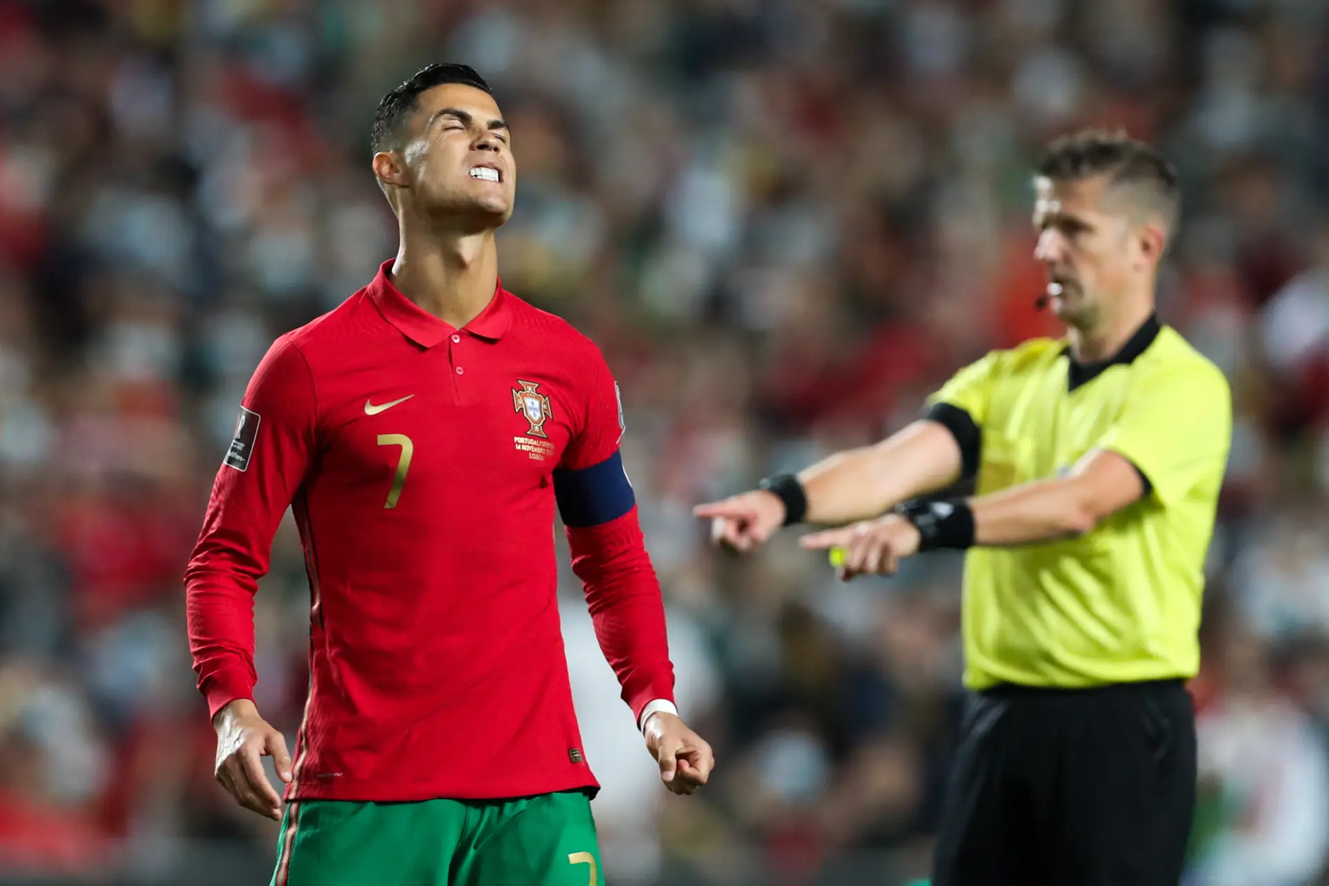 Caminho será pelo play-off: Portugal perde com a Sérvia e falha qualificação direta para o Mundial 2022